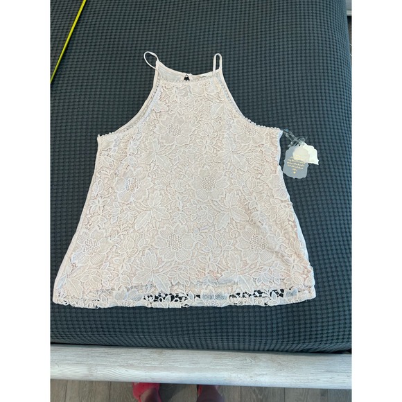 Altar’d State Tank | Womens Blush Pink Lace Tank | Size M - Picture 3 of 8